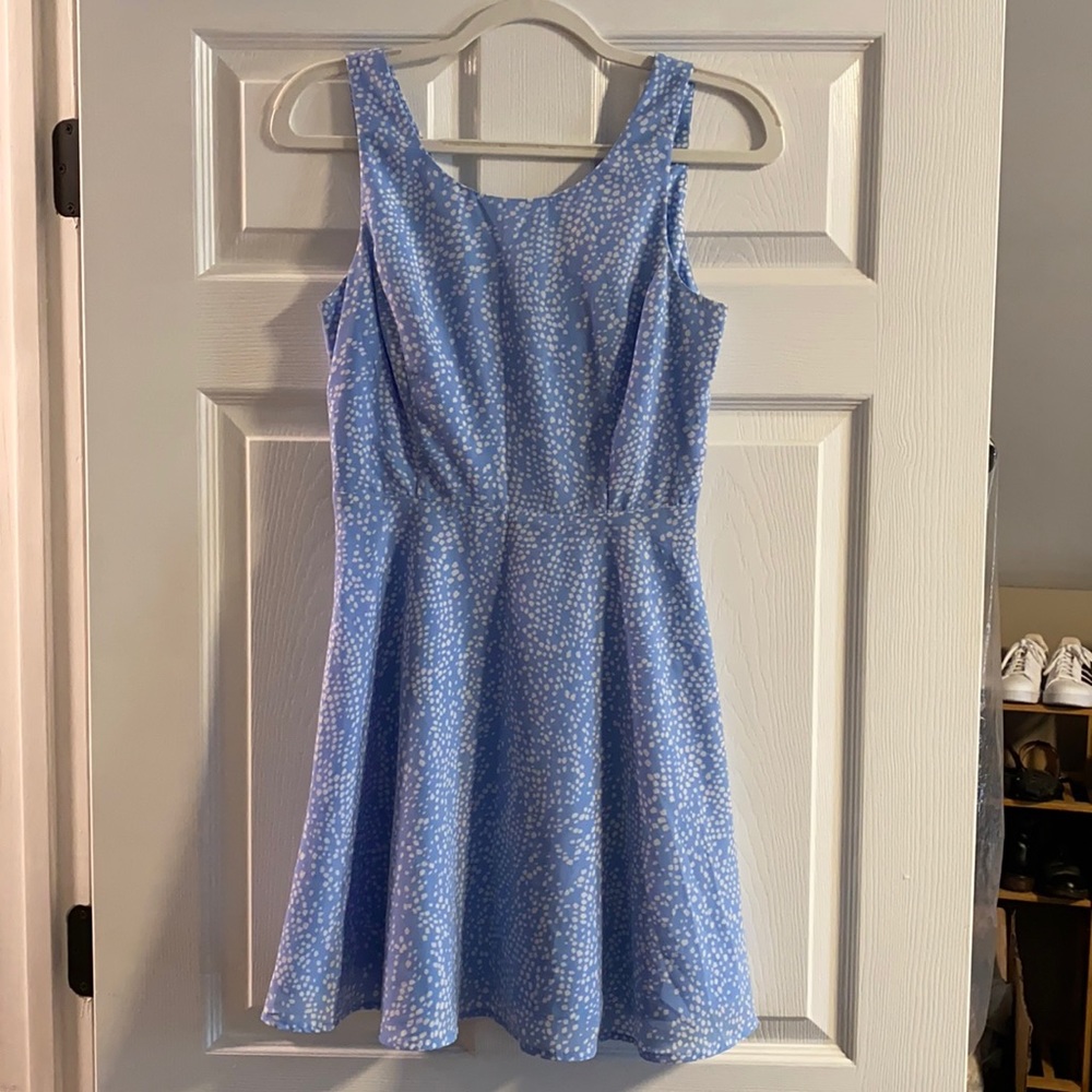 Forever 21 Blue Polka Dot Dress
